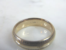 Load image into Gallery viewer, Mens Vintage Estate 14k White Gold Wedding Band Ring 8.8g E853