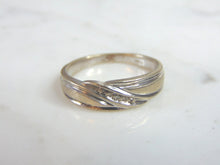 Load image into Gallery viewer, Mens Vintage Estate 10k Gold Diamond Ring 4.2g E872