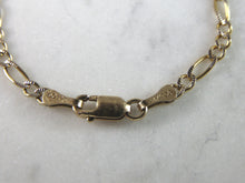 Load image into Gallery viewer, Kids Vintage Estate 14k Yellow Gold Chain Link ID Bracelet 2.7g E925