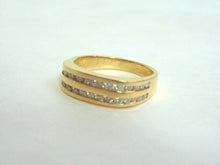 Load image into Gallery viewer, 14K Mens Yellow Gold Ring w/ Diamonds, 5.9g  E3464