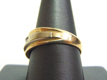 Load image into Gallery viewer, 14K Mens Yellow & White Gold Ring w/ Diamonds, 9.8g  E3466