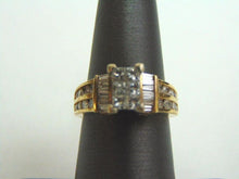 Load image into Gallery viewer, Lovely Women's Vintage Estate 14K Yellow Gold Diamond Cluster Ring 6.8g E3563