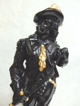 Load image into Gallery viewer, Pr of Antique Metal Spelter Statues of Don Juan & Don Caesar