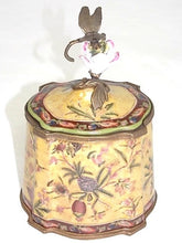 Load image into Gallery viewer, Decorative Victorian Art Nouveau Style Porcelain Trinket Potpourri Box