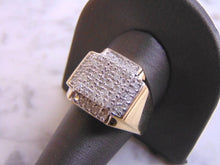 Load image into Gallery viewer, Mens Vintage Estate 10k Gold Diamond Ring 7.7g E2834