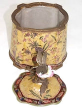 Load image into Gallery viewer, Decorative Victorian Art Nouveau Style Porcelain Trinket Potpourri Box