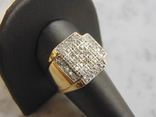 Load image into Gallery viewer, Mens Vintage Estate 10k Gold Diamond Ring 7.7g E2834