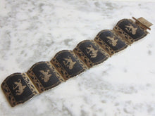 Load image into Gallery viewer, Heavy Vintage Estate .925 Sterling Silver Siam Bracelet, 54.3g E4885