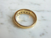 Load image into Gallery viewer, Mens Vintage Estate 14K Yellow Gold Diamond Ring 5.8g E3383