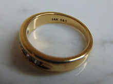 Load image into Gallery viewer, Mens Vintage Estate 14K Yellow Gold Diamond Ring 5.8g E3383