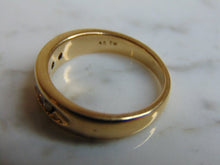Load image into Gallery viewer, Mens Vintage Estate 14K Yellow Gold Diamond Ring 5.8g E3383