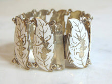 Load image into Gallery viewer, Heavy Vintage Estate .925 Sterling Silver Siam Bracelet, 49.5g E5625
