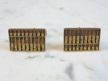 Load image into Gallery viewer, Mens Vintage Estate 14k Yellow Gold Abacus Cufflinks 18.3g E3046