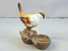 Load image into Gallery viewer, Bird Porcelain and Bronze Candle Holder