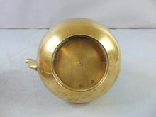 Load image into Gallery viewer, Vintage Antique Brass Teapot w/ Wooden Handle
