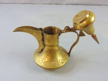 Load image into Gallery viewer, Vintage Antique Etched Brass Creamer