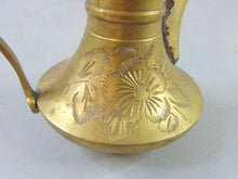 Load image into Gallery viewer, Vintage Antique Etched Brass Creamer