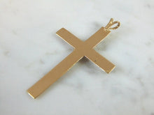 Load image into Gallery viewer, Vintage Estate 10k Gold Religious Crucifix Cross Pendant 2.6g #E4023
