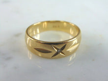 Load image into Gallery viewer, Mens Vintage Estate 14K Yellow Gold Diamond Ring, 5.3g E4115