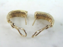 Load image into Gallery viewer, Pr of Womens Vintage Estate 14K White Gold Diamond Earrings 6.9g E4134