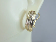 Load image into Gallery viewer, Pr of Womens Vintage Estate 14K White Gold Diamond Earrings 6.9g E4134