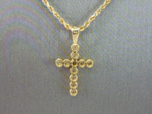 Load image into Gallery viewer, Vintage Estate 14k Gold Necklace w/ Religious Crucifix Cross Pendant 4.8g E4161