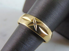 Load image into Gallery viewer, Mens Vintage Estate 14K Yellow Gold Diamond Ring, 5.3g E4115