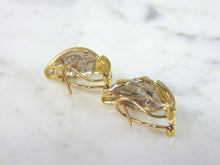 Load image into Gallery viewer, Pr of Womens Vintage Estate 14K Gold Diamond Earrings 4.9g E998