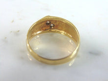 Load image into Gallery viewer, Mens Vintage Estate 14K Yellow Gold Diamond Ring, 4.6g E4128