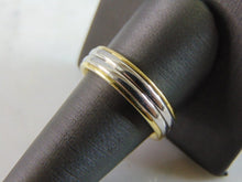 Load image into Gallery viewer, Mens Vintage Estate 18K Gold Platinum Band Ring, 12.4g E3357