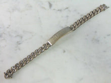 Load image into Gallery viewer, Mens Vintage Estate Sterling Silver Stuart ID Bracelet 51.2g E1968