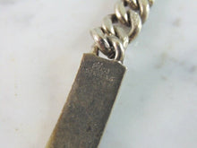 Load image into Gallery viewer, Mens Vintage Estate Sterling Silver Stuart ID Bracelet 51.2g E1968