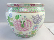 Load image into Gallery viewer, Decorative Chinese Porcelain Planter Fish Pot E411