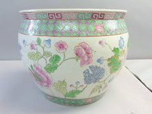 Load image into Gallery viewer, Decorative Chinese Porcelain Planter Fish Pot E411