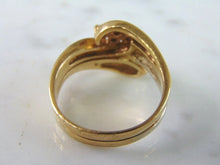 Load image into Gallery viewer, Unique Womens Vintage Estate 14k Gold Diamond Ring 9.6g E2032