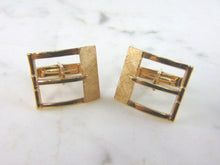 Load image into Gallery viewer, Mens Vintage Estate 14k Yellow Gold Belt Buckle Cufflinks 13.3g E4249