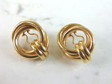 Load image into Gallery viewer, Pr Womens 14K Yellow Gold Hoop Earrings 12.1g E4287