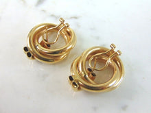 Load image into Gallery viewer, Pr Womens 14K Yellow Gold Hoop Earrings 12.1g E4287