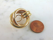 Load image into Gallery viewer, Pr Womens 14K Yellow Gold Hoop Earrings 12.1g E4287