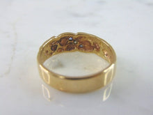 Load image into Gallery viewer, Mens Vintage Estate 14K Yellow Gold Diamond Ring 4.7g E2088
