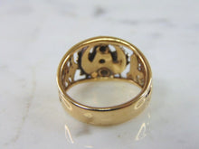 Load image into Gallery viewer, Mens Vintage Estate 14K & 10K Gold Free Mason Ring 7.8g E2364