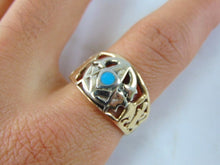 Load image into Gallery viewer, Mens Vintage Estate 14K & 10K Gold Free Mason Ring 7.8g E2364