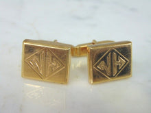 Load image into Gallery viewer, Mens Vintage Estate 14k Yellow Gold Cufflinks 12.8g E5472