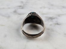 Load image into Gallery viewer, Womens Vintage Estate Sterling Silver Southwestern Turquoise Ring 5.5g E1103
