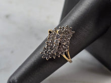 Load image into Gallery viewer, Exquisite Womens Vintage Estate 14K Gold Diamond Cluster Ring 5.3g  #E1109