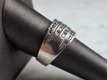 Load image into Gallery viewer, Womens Vintage Estate Sterling Silver CZ Ring 8.2g E1123