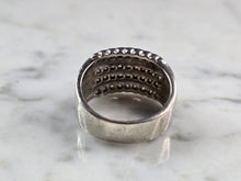 Load image into Gallery viewer, Womens Vintage Estate Sterling Silver CZ Ring 8.2g E1123