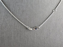 Load image into Gallery viewer, Womens Vintage Estate Sterling Silver Green Onyx ? Pendant Necklace 8.8g E1140