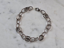 Load image into Gallery viewer, Womens Vintage Estate Sterling Silver Chain Link Bracelet 11.1g E1163
