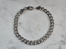 Load image into Gallery viewer, Womens Vintage Estate Sterling Silver Chain Link Bracelet 9.8g E1164